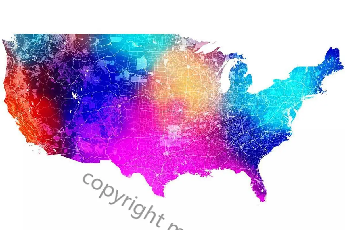 

Неоновая карта США, ретро винтажная металлическая вывеска, жестяная вывеска, оловянные пластины, Настенный декор, неоновая вывеска для дома...