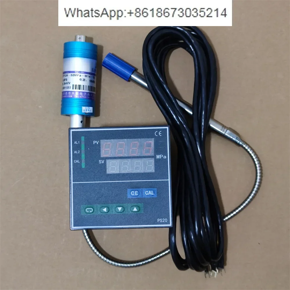 PT124-50MPa-M14x1.5 + PS20 высокотемпературный датчик давления расплава 2 мВ/В и