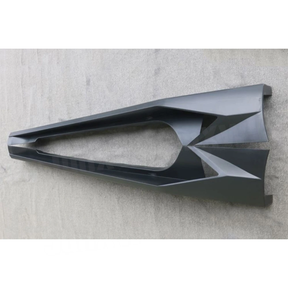 2 шт. боковые юбки из углеродного волокна фартук для кузова губа Ford Mustang Coupe двери