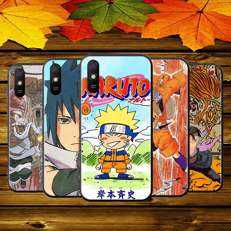 Чехол для телефона Hokage Ninja Naruto Xiaomi Redmi 10X Pro 5G 9C 9A 9 GO K20 8A 8 7A 7 S2 6A 6 5 5A 4X яркий черный |