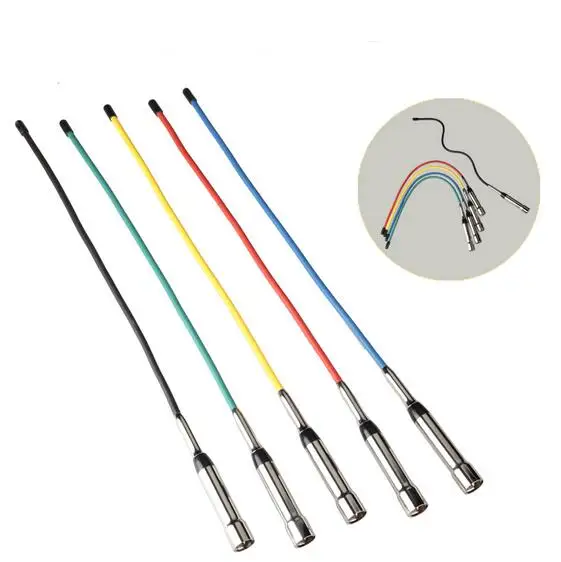 Colourful dual band twistable mobile whip antenna Amateur car radio flexible antenna 145 435M