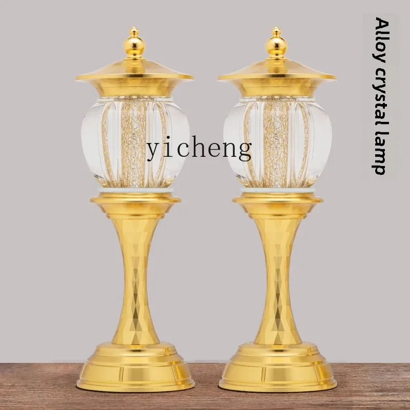 Лампа Будды из металла