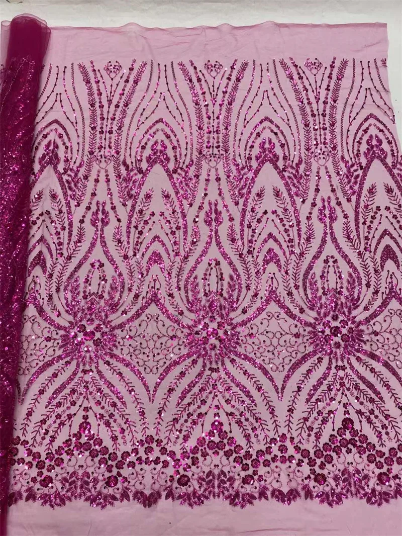 Блестки и бисеры сетчатая кружевная ткань французское Тюлевое Сетчатое кружево