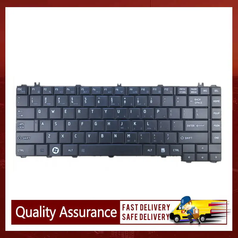 

Laptop Keyboard For Toshiba Satellite L600 C600 C600D L600D L630 L640 L700 notebook Us black