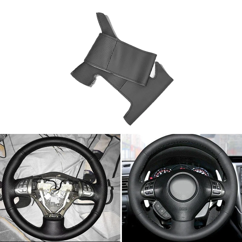 

Для Subaru Forester 2008, 2009, 2010, 2011, 2012 Impreza Legacy 2008-2010, 2 автомобиля, искусственная кожа, отделка, черный