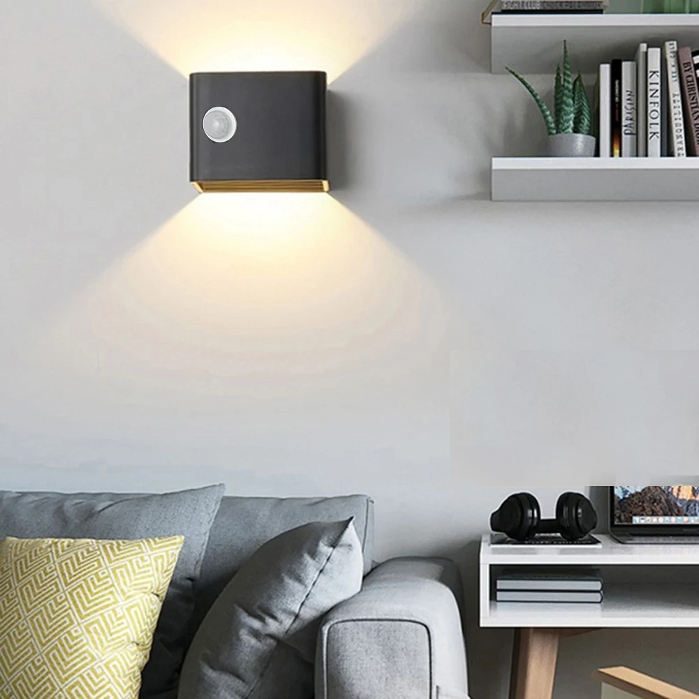 

Modern LED Wall Lights PIR Motion Sensor for Indoor Hallway Outdoor Courtyard