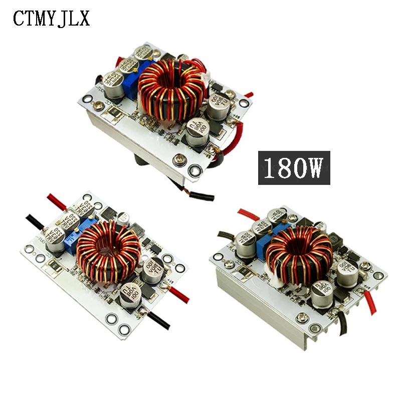 

Понижающий повышающий преобразователь напряжения 30 Вт 180 Вт, 12-70 В, 24 В, 48 В, 8 А, регулируемый, для автомобиля