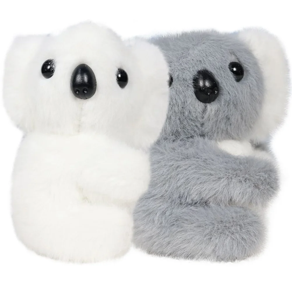 

2pcs Plush Koala Hanging Ornaments Plush Hanging Pendants Key Chain Decoration