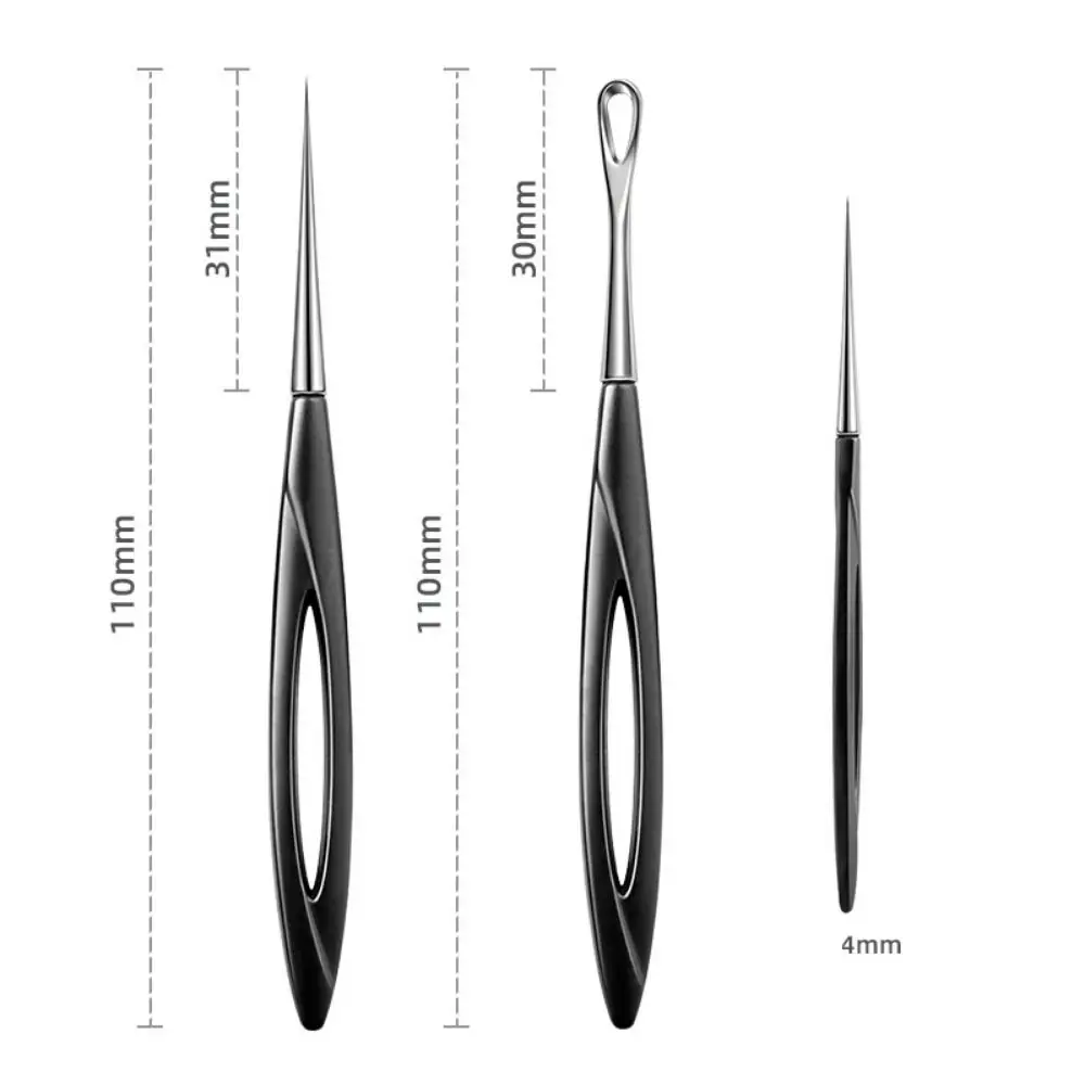 Blackhead Remover Acne Blackhead Vacuum Comedone Blemish Extractor Pimple Needles Removal Tool Spoon For Face images - 6