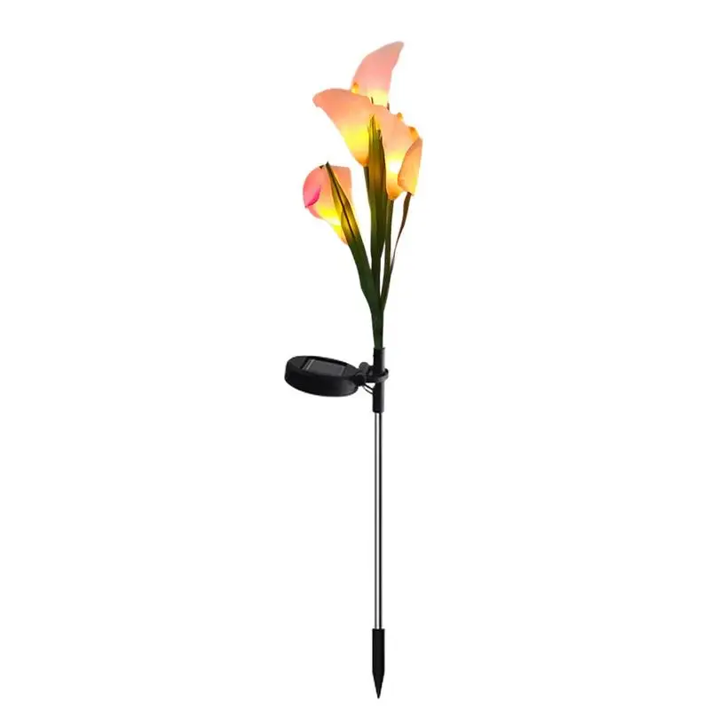 

Solar Garden Flower Stake Lights LED Stake Lights Outdoor Calla Lily Solar Lights Automatic Multifunctional Outdoor Solar Lights