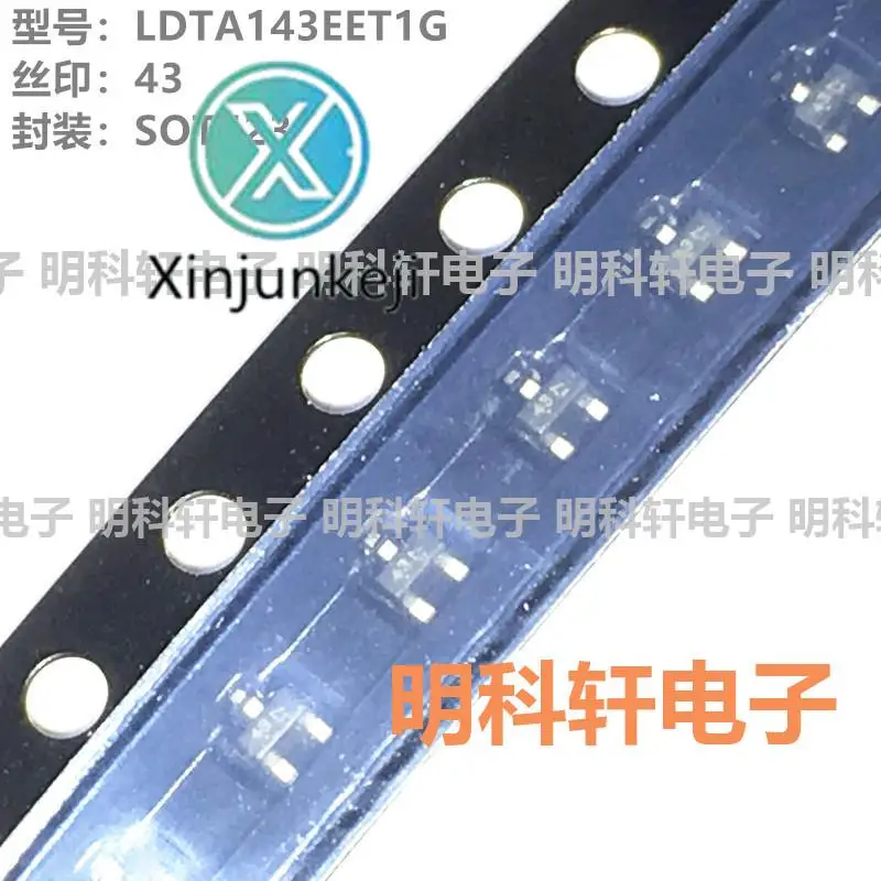 

100pcs orginal new LDTA143EET1G silk screen 43 SOT523 chip transistor