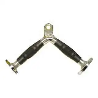 

Tricep Press Down Bar with Rubber Handgrips