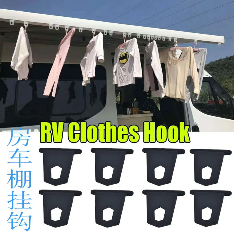 

Afly S-shaped Camping Awning Hooks Clips Racks Tool Tent Hangers Clothes Party Lights Hangers For RV Caravan Camper Accessories