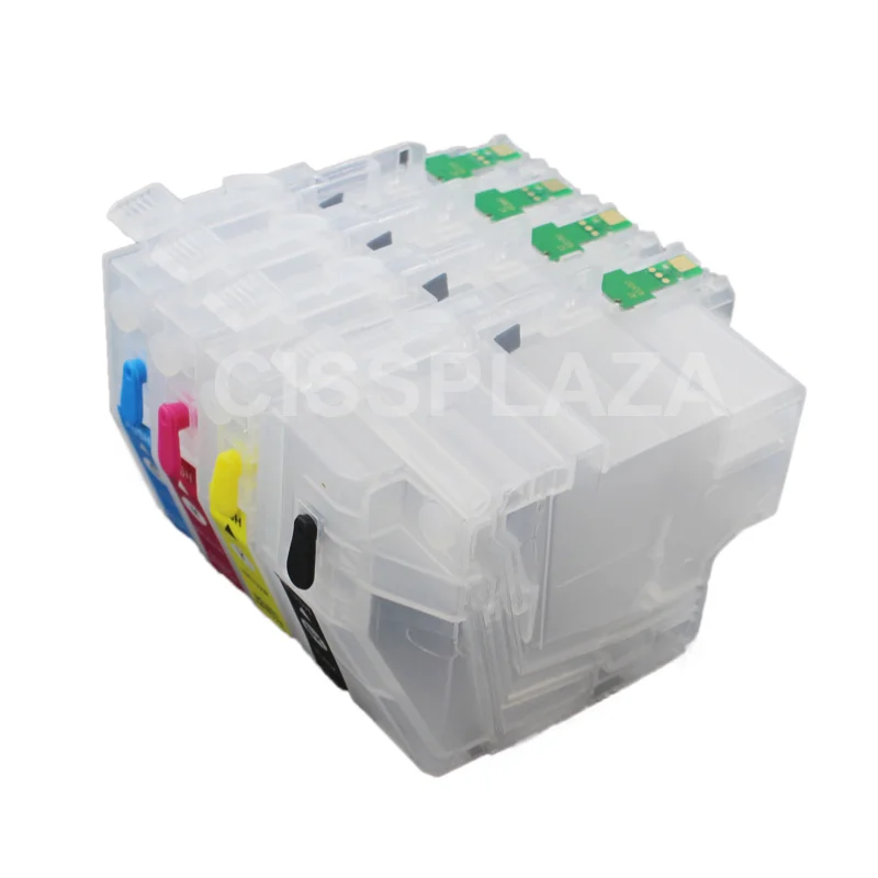 

CISSPLAZA 1x LC402 LC402XL empty refillable Ink cartridges Compatible For Brother MFC-J5340DW J6740DW J6540DW J6940DW print