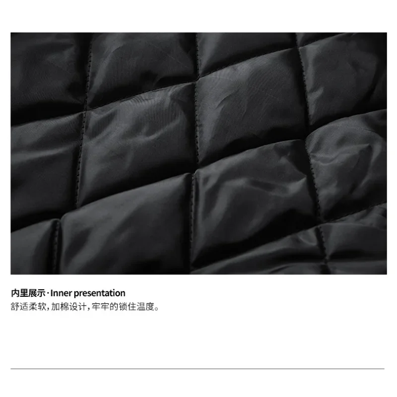 Мужская хлопковая бейсбольная куртка утепленная осенне-зимняя куртка-пилот 4