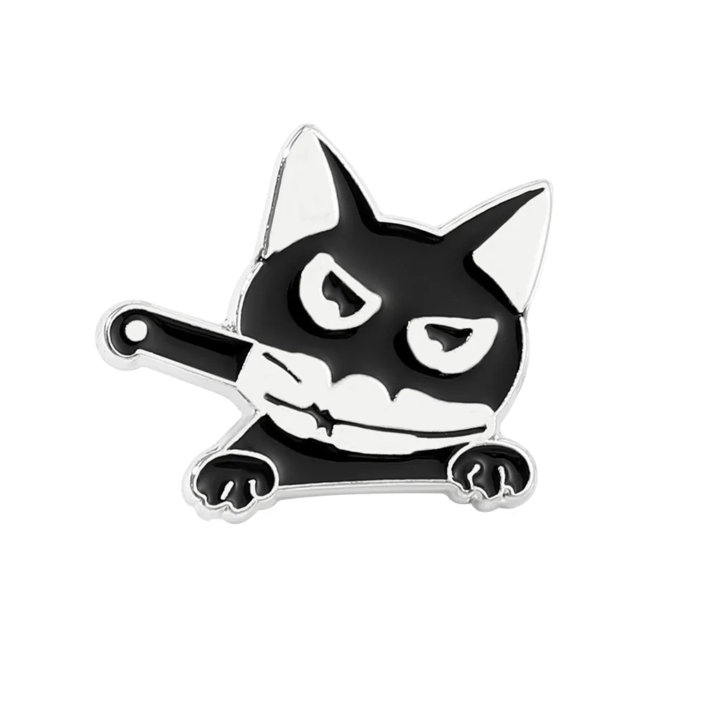 

Cute Pins Backpack Pins Alloy Enamel Brooch Cat Funny Cat Brooch Cowboy Badge Pin for Bookbags Fashion Jewelry Pouch for Gift