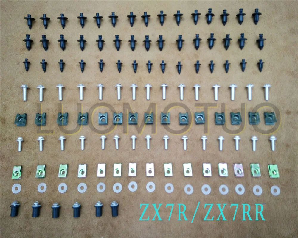 

Fairing Bodywork Kit Bolts Screws For Fit For Kawasaki ZX7R / ZX7RR 1989-2003