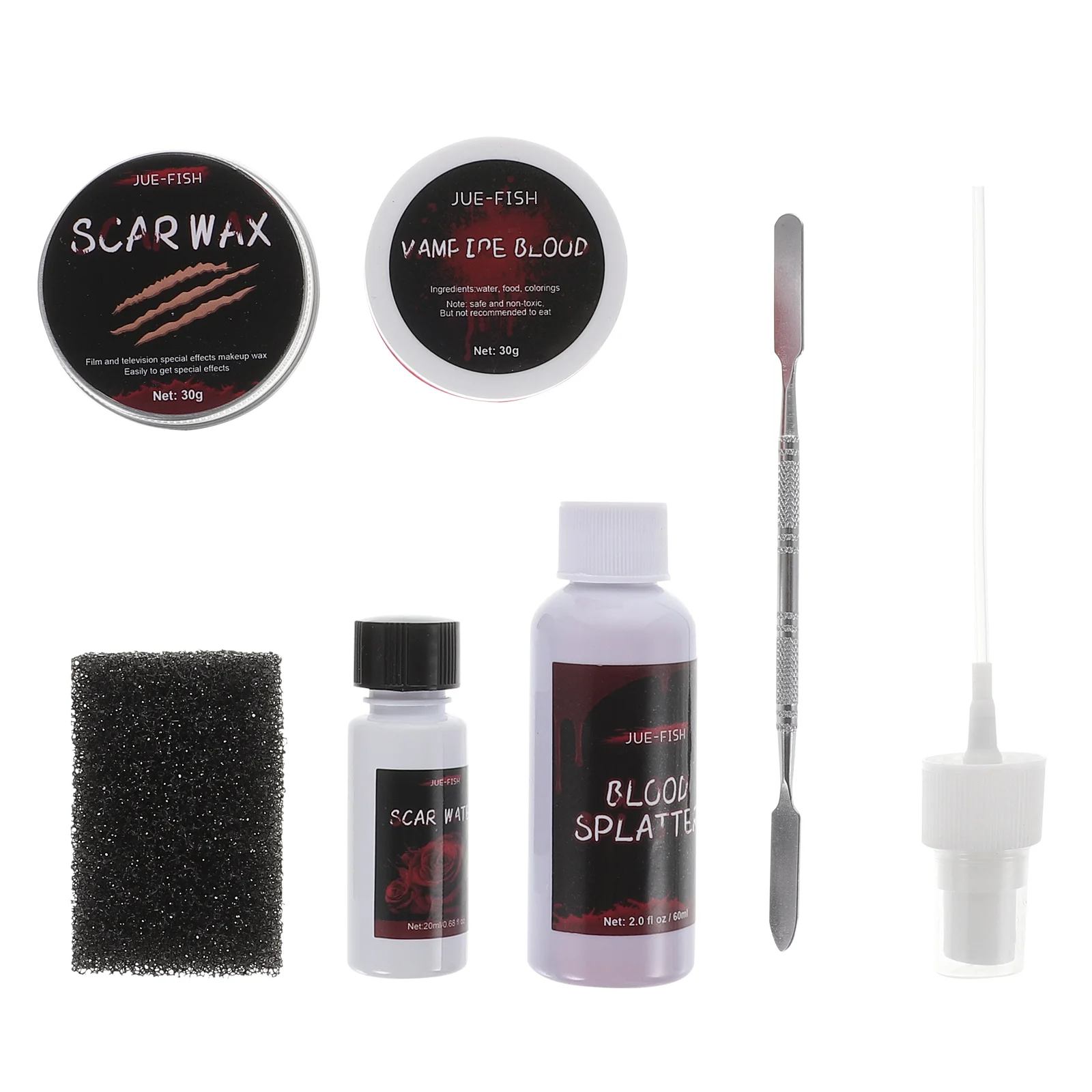 

Wax Makeup Bloodfake Scar Kit Wound Effects Modeling Specialskin Scabscars Paste Set Coagulated Splatterpaint Body Spray Party