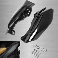 fit for harley touring electra road street glide classic cvo 2017 2018 2019 black motorcycle mid frame air deflector heat shield