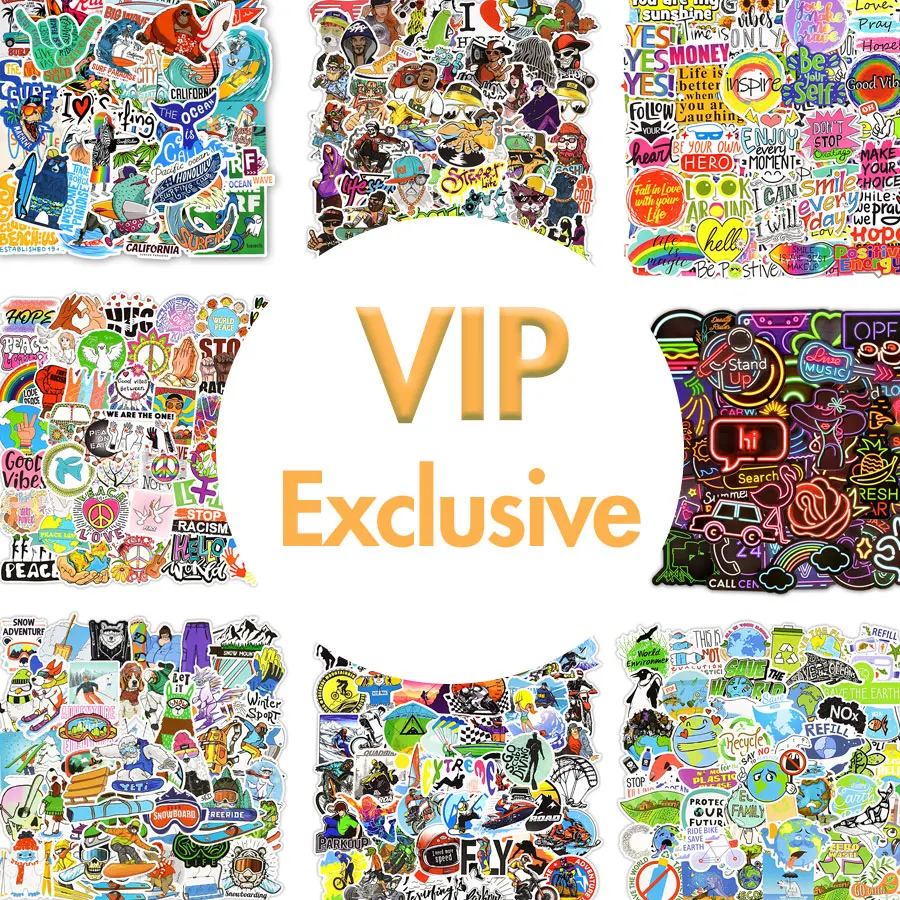 

50PCS/Pack Anime Cartoon Graffiti Stickers High Guality Waterproof Vinyl Sticker
