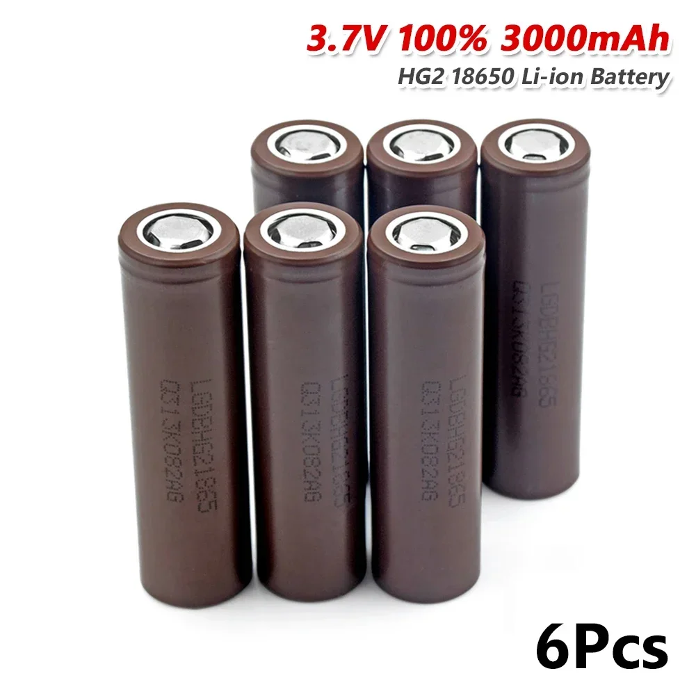 Аккумулятор 18650HG 2 3000 мАч с высокой скоростью разряда 20 А