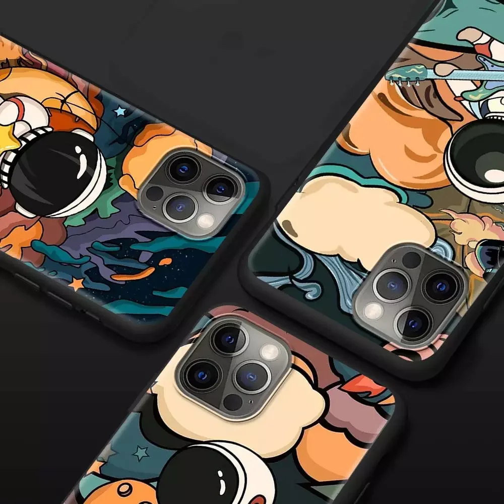 

Factory Direct Selling For Apple iPhone 11 13 12 Pro 7 XR X XS Max 8 6 6S Plus 5 5S SE 2020 13Pro Black Phone Cover Capa 14 Ast