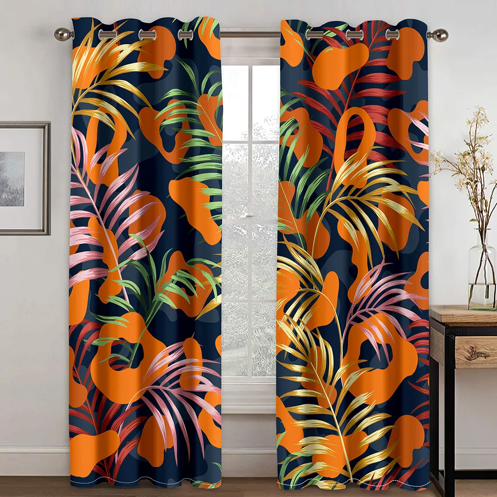 

High-end Fashion Window Curtain Luxury Flower Curtains For Living Room Girls Bedroom Curtain Custom Any Size
