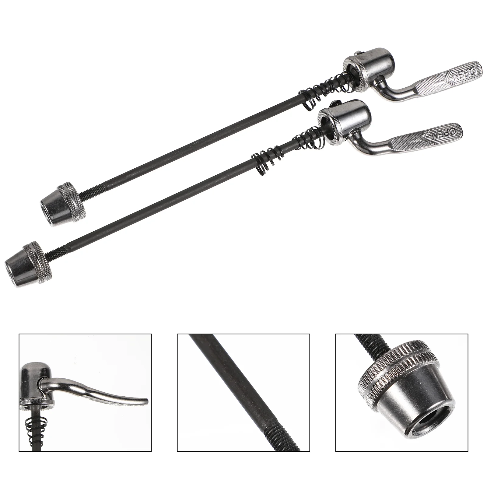 

2PCS Replacement Durable Rear Wheel Skewer Back Tire Skewer Axle for Mountain Bike Bike Trainer