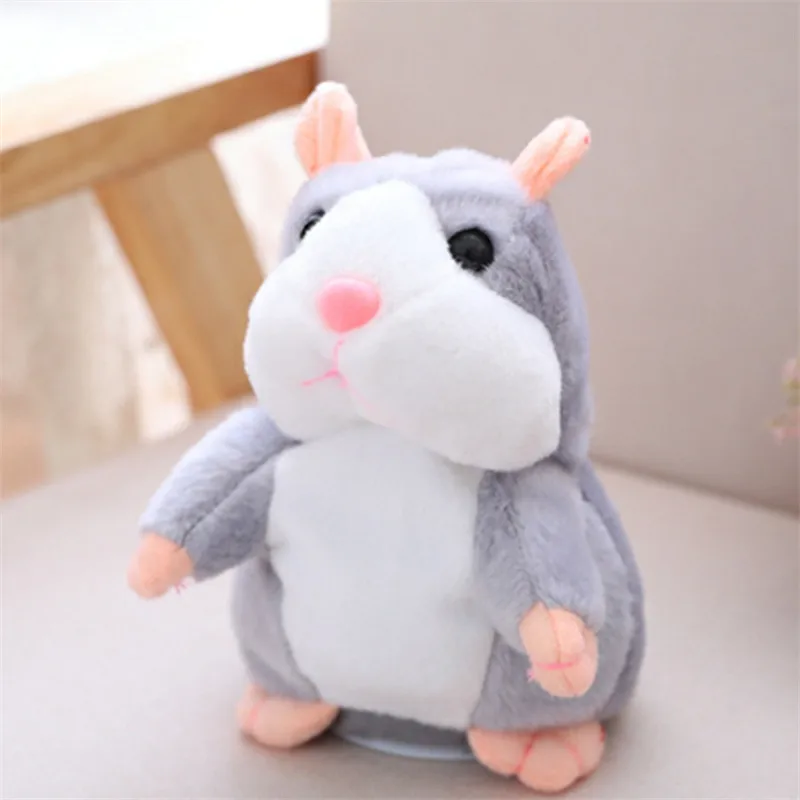 Милый говорящий хомяк 15/18 см Прямая поставка запись звука повторное набивное