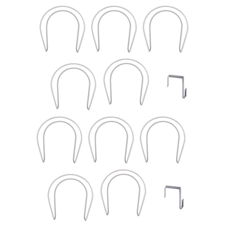 

10 Pack Door & Wall Mounted Hat Rack,Cap Rack, Baseball Cap Holder Organizer For Baseball, Caps, Closet