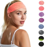 sports headband running fitness sweatband elastic cycling yoga gym bandana cycling tennis headband earband ladies mens
