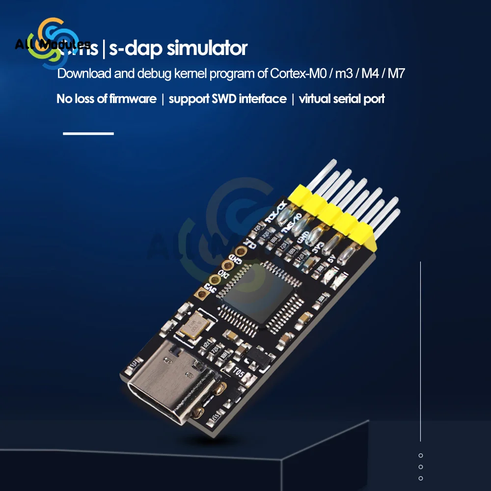 STM32 develops CMSIS-DAP downloader emulator module CMSIS debugger Keil SWD/serial port DAP Emulator Downloader Emulator Module
