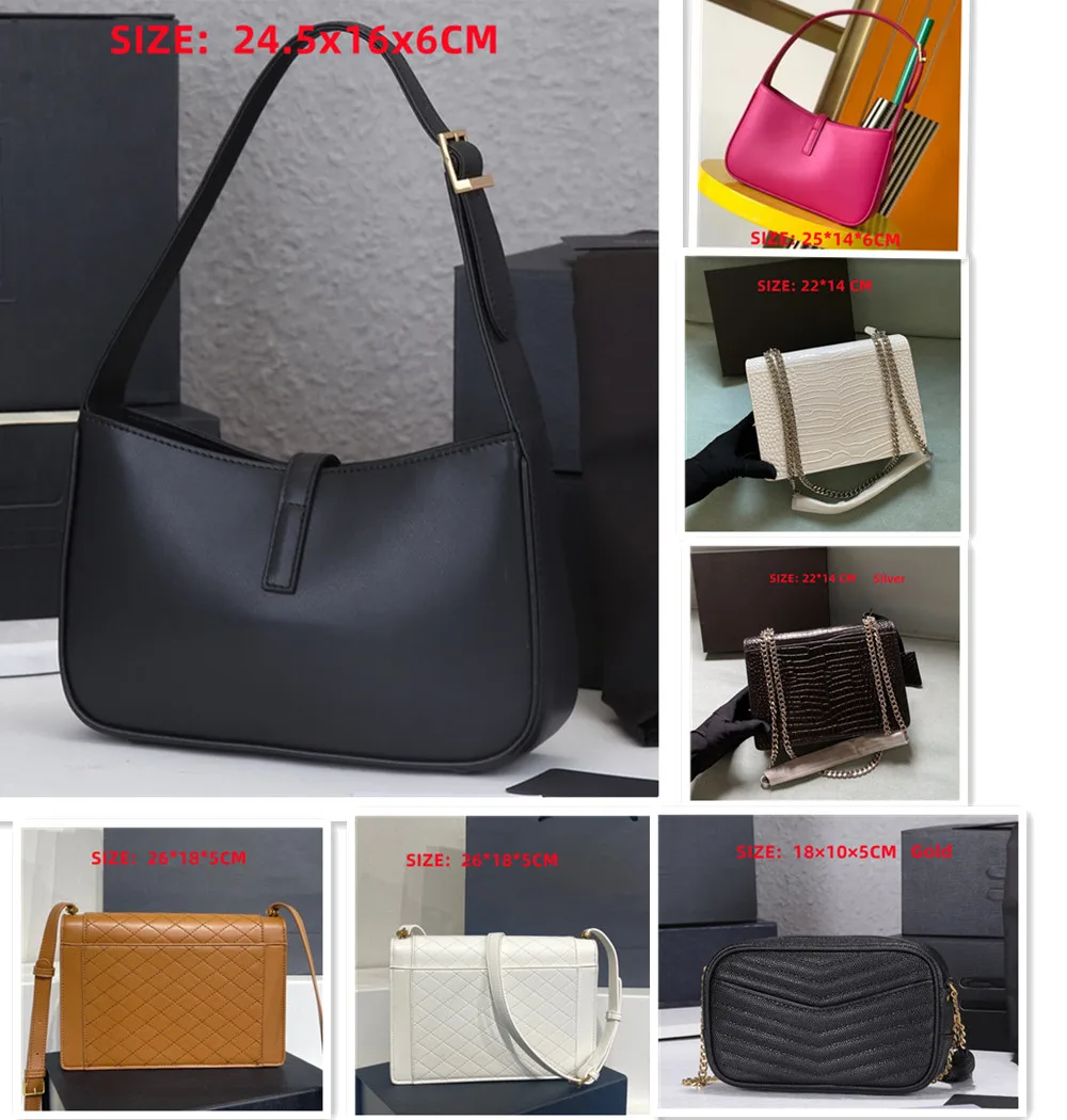

Large-capacity 100% Genuine Leather Women's Messenger bag Luxury Designer High quality crossbody handbags Chain Shoulder bag Y