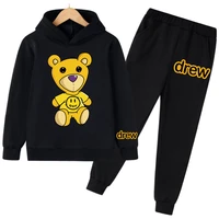 drew brand clothing sets child tracksuit boys clothing kids hoodiesweatpants jogging suit fashion casual wild baby clothes