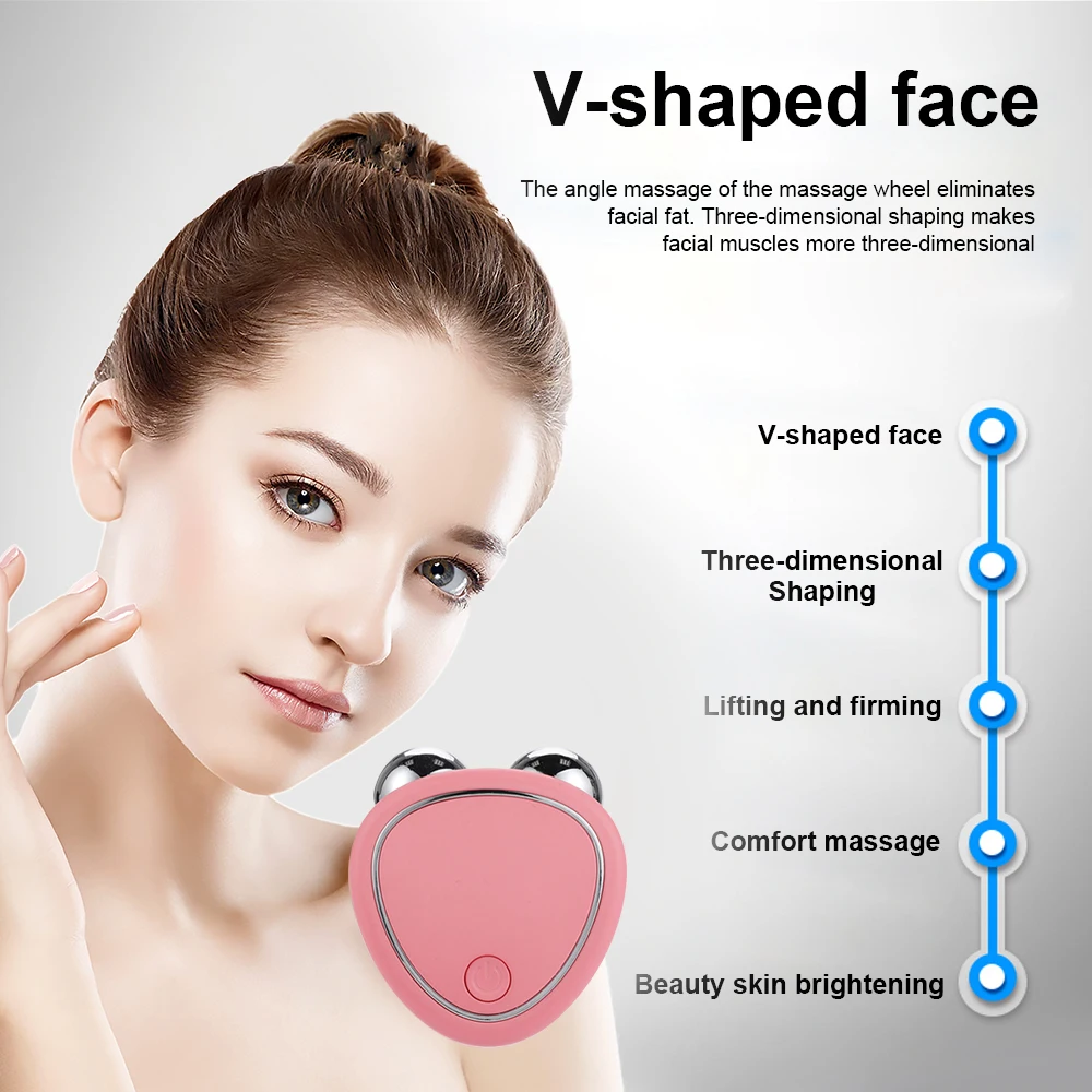 

Rodillo de Facial 3D, masajeador, rejuvenecimiento la piel, eliminador arrugas, Lifting , masaje delgado, instrumento belleza
