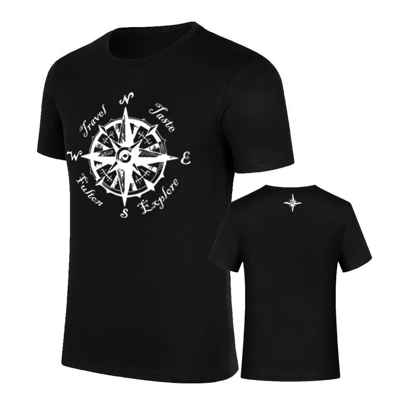 

Футболка мужская хлопковая с круглым вырезом, Y2K