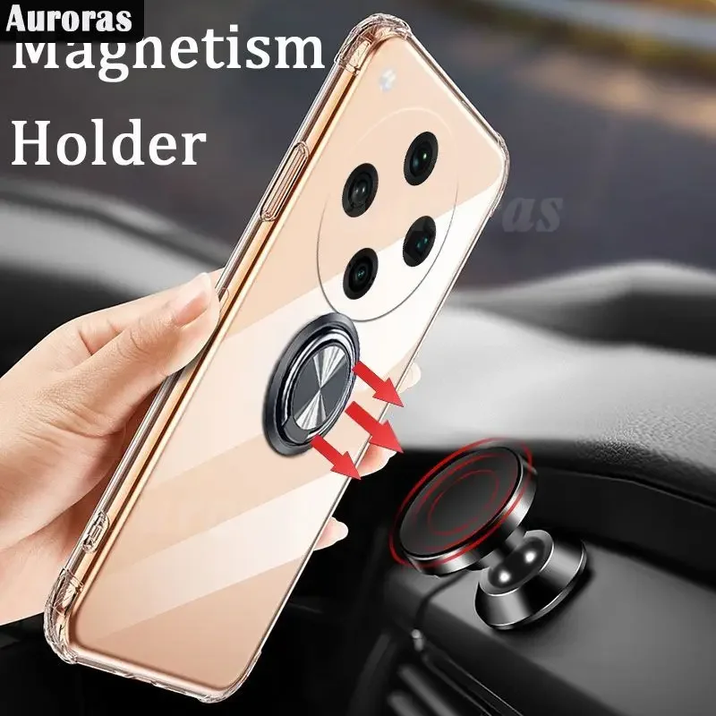 Для OPPO Find X8 Pro X7Ultra 5G Чехол Кольцо Прозрачная подушка безопасности Противоударный