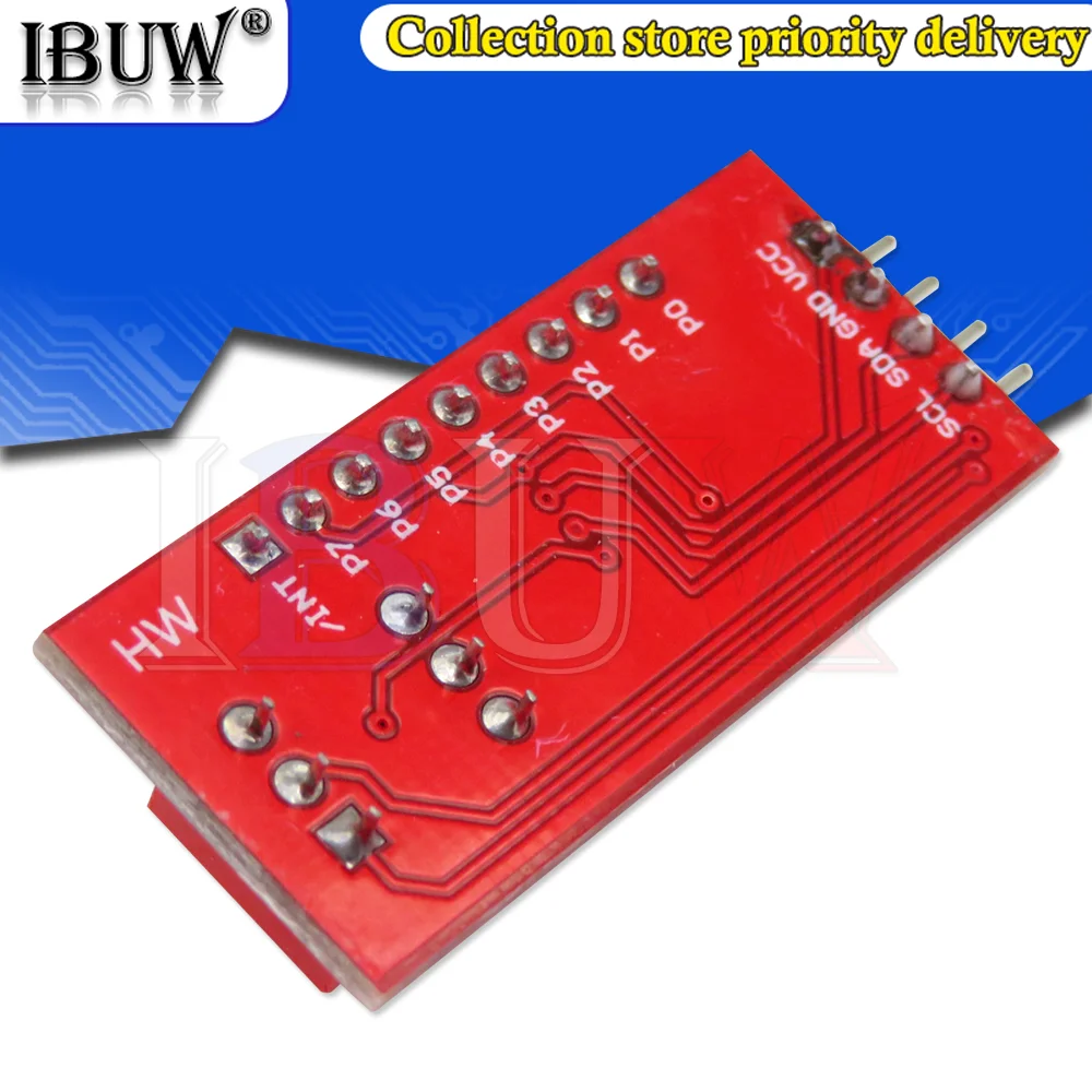 Плата ввода/вывода PCF8574 PCF8574T для интерфейса порта I2C Каскадный Расширенный модуль