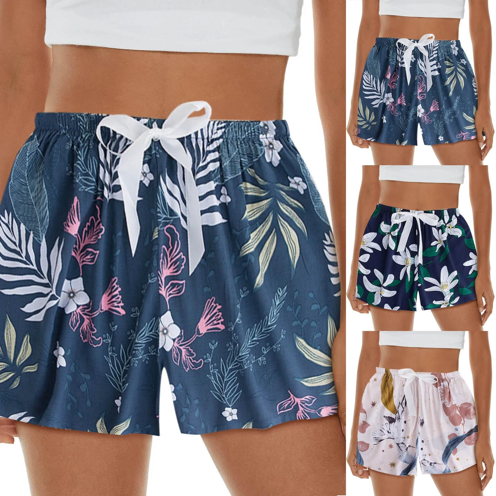 

Womens Pajama Shorts Soft Sleep Shorts Lightweight Printed Comfy Sweats Chiffon Pants Women Formal Outfits for Women