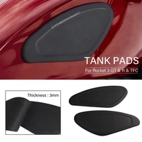 motorcycle accessories side fuel tank pad for rocket 3 3gt 3r rocket3 gt r tfc 2020 2021 tank stickers knee grip traction pads