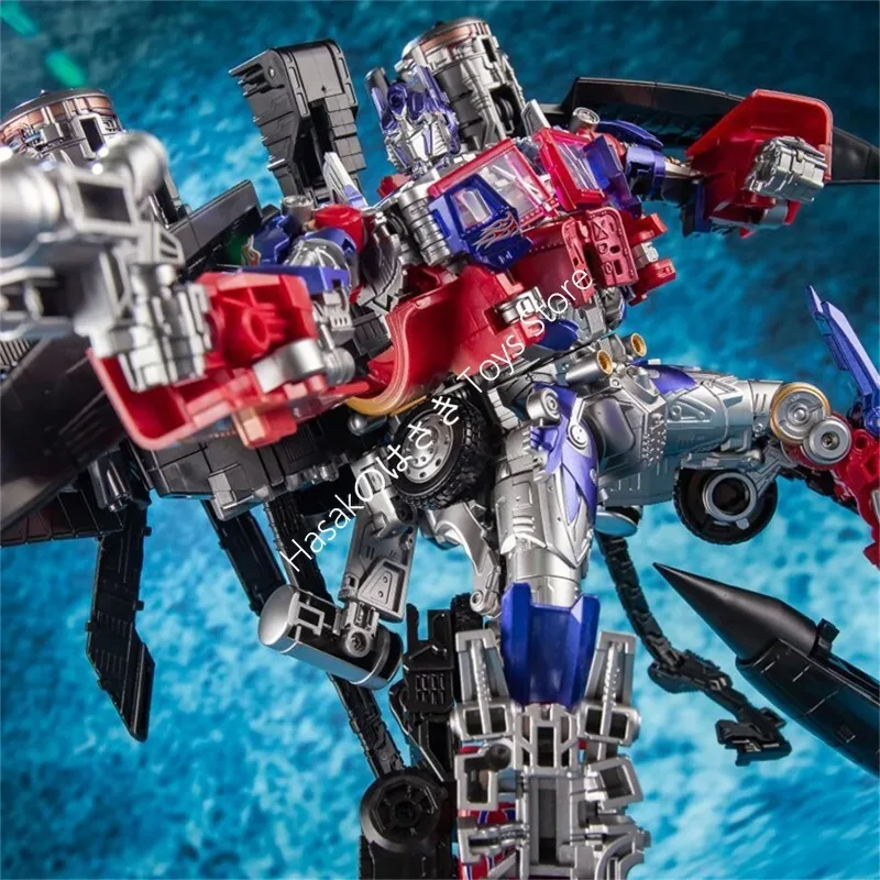 Фото В НАЛИЧИИ: Фигурка-трансформер AOYI Transformation LS14 HMK-07 OP Prime LS15 Jetfire Skyfire Movie Oversize Alloy Combination KO №2