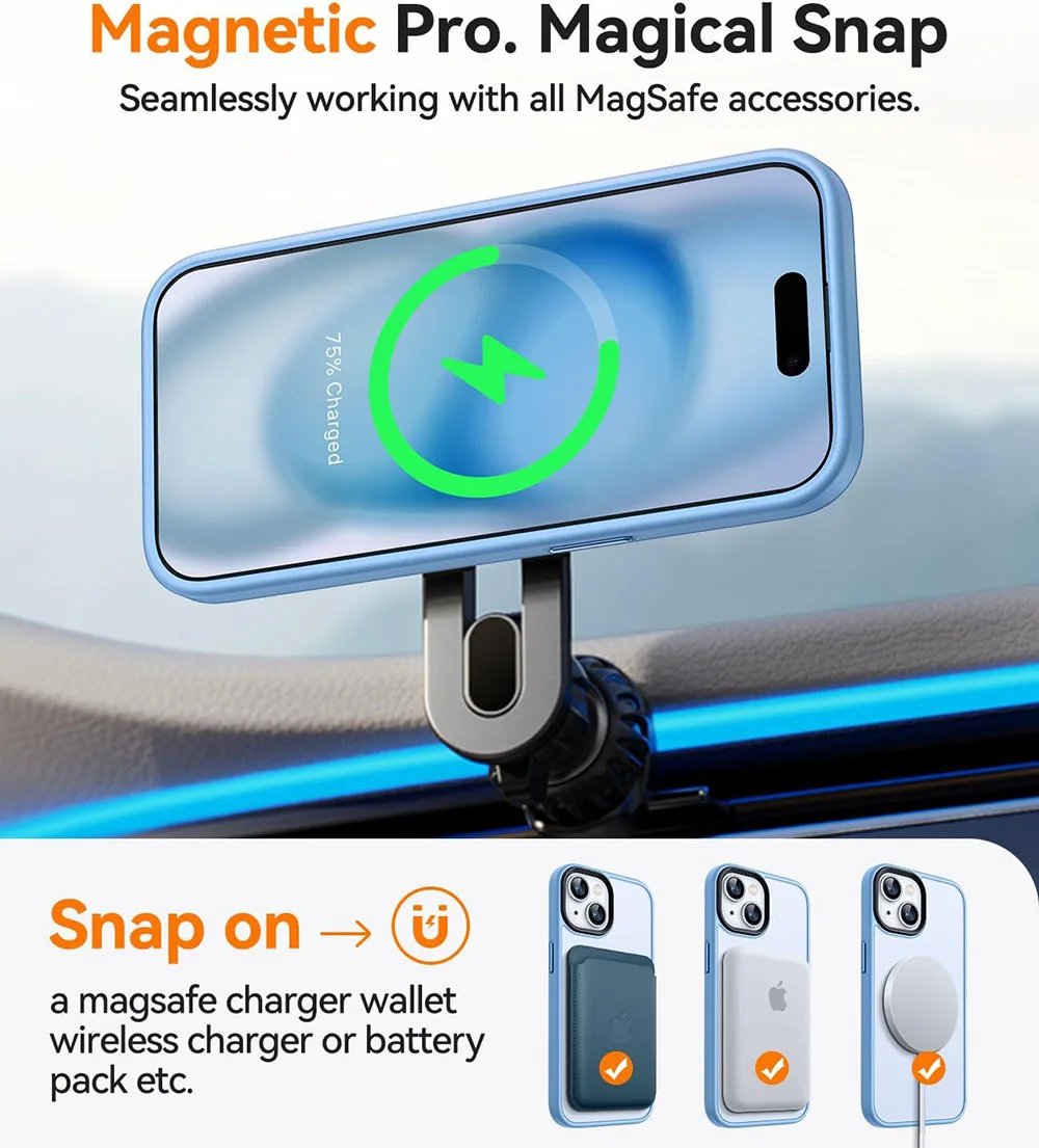 Магнитный чехол для Magsafa роскошный гибридный Матовый Жесткий Чехол iPhone 15 14 Plus 13 Pro