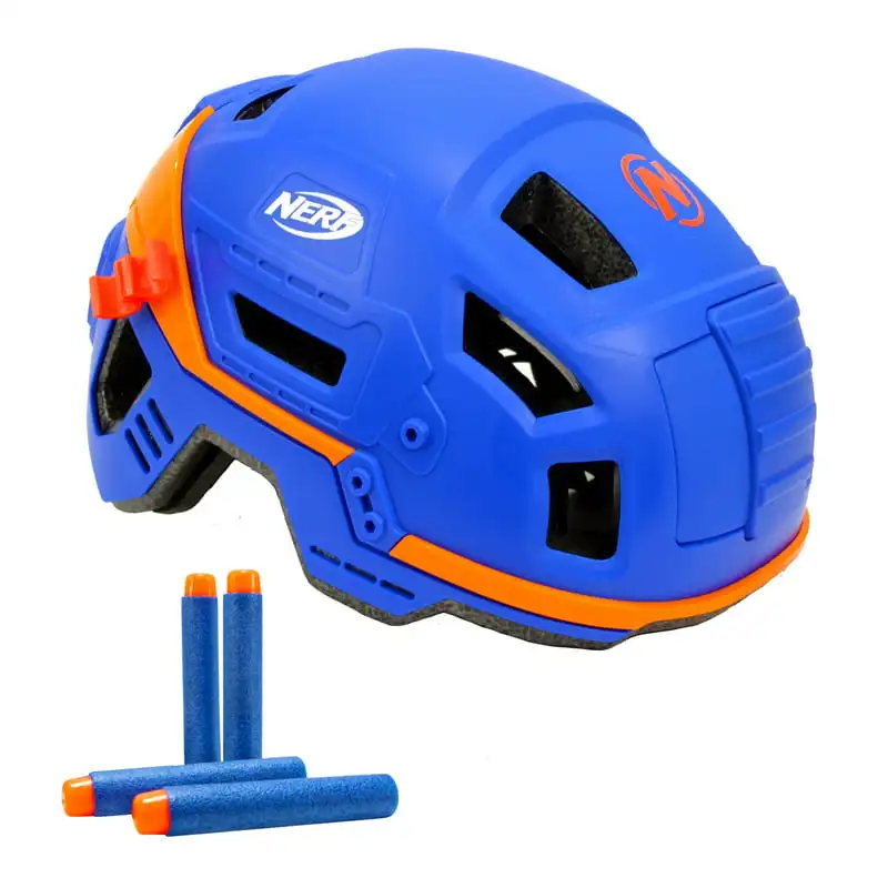 

Blue Youth Bike Helmet (Ages 8+, Includes and holds 4x darts, Unisex)