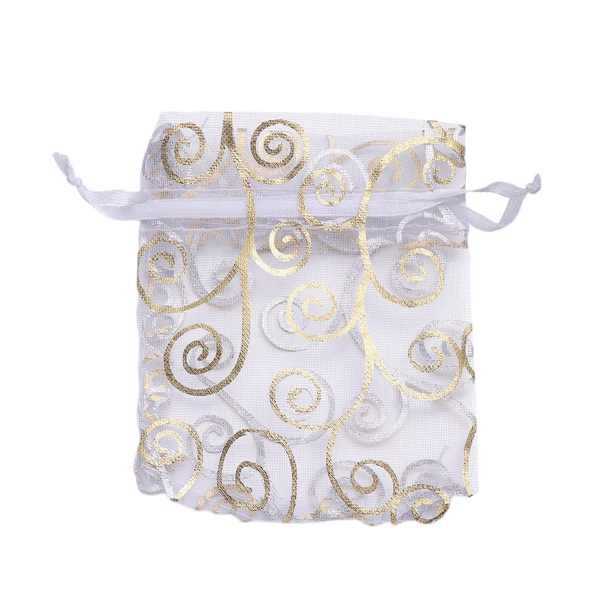

100 Pcs Clear Packing Bags Party Gift Drawstring Pouches Jewelery Goodie Sack Candy