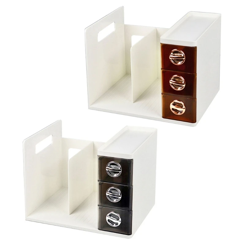 

Настольная книжная полка Ящик для хранения Настольный органайзер для файлов Прочные и элегантные органайзеры для дома и офиса