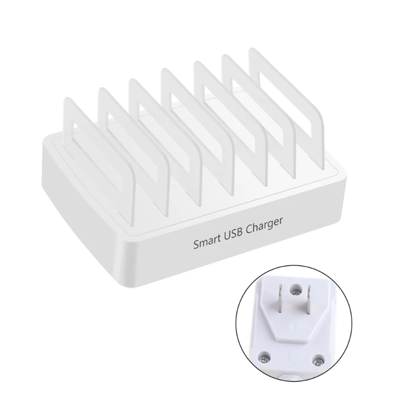 

USB Station, 40W 6-Port Desktop Charging Station for Multiple Device R2LB