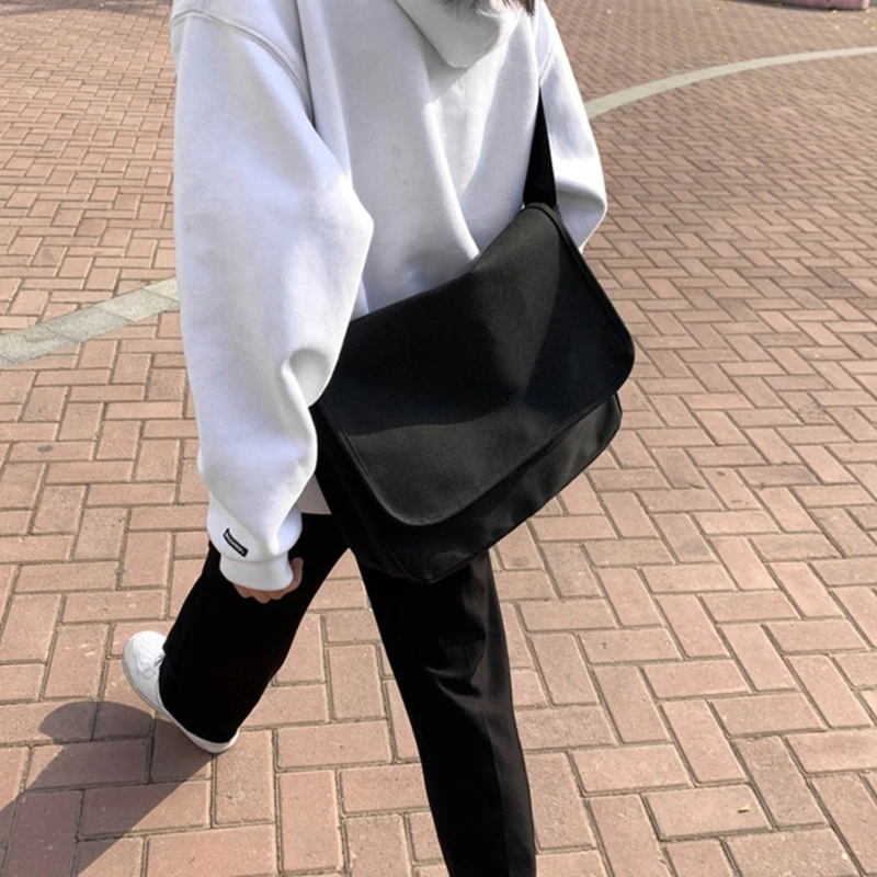 Женская повседневная сумка через плечо черная сумка-мессенджер мужская большой