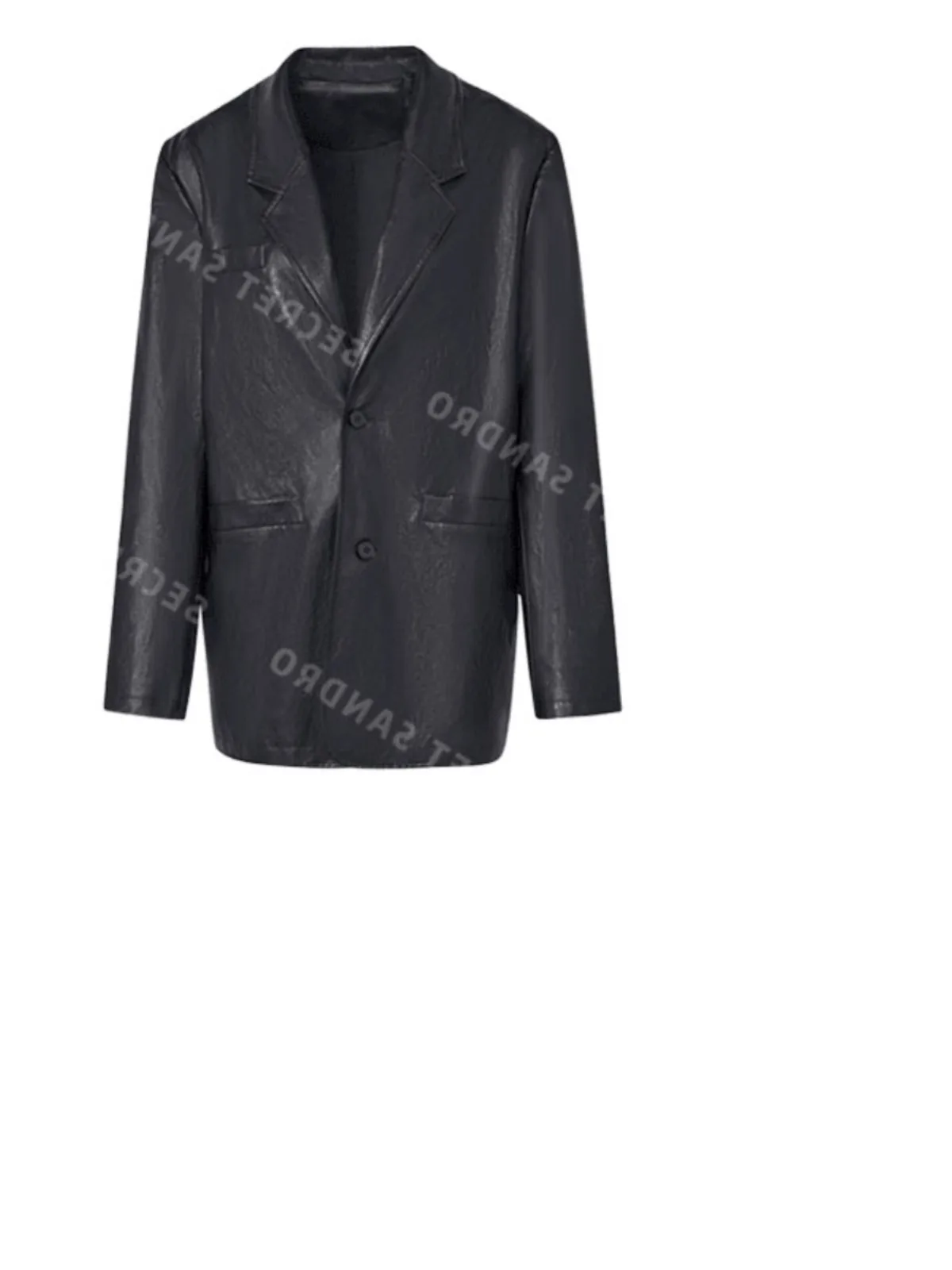 Oajer Oujier Flagship Women's Clothing Store Ou Same Design PU Leather Coat Outerwear Women Autumn Idle Sle Top