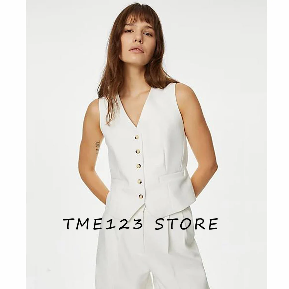 

Women's Serge Solid Color Casual Vest Nashi Blouse Eam Coat Female Sleeveless Shirt Zaraaddiction Store Twotwinstyle Trafza 2023