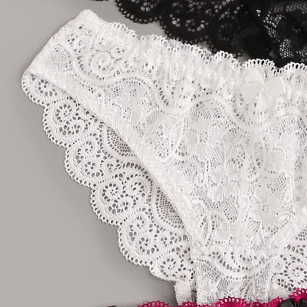Сексуальные женские трусики Aundies ажурное нижнее белье для дам трусы комплекты